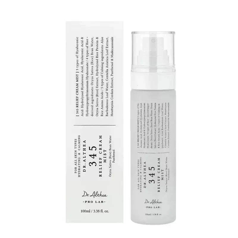 New Dr. Althea South Korea 100ml 60ml 345 Spray  Antioxidant Soothing Face Cream Moisturizing Essence Spray Skin Care Product