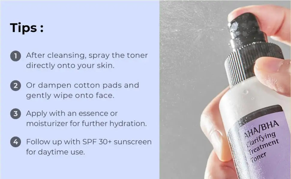 COSRX AHA/BHA Clarifying Treatment Toner 150ml Exfoliating Facial Serum Moisturizing Smooth Korean Cosmetics