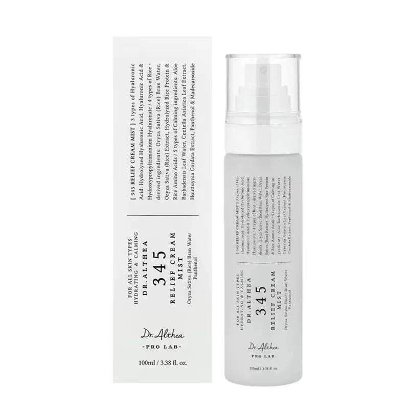 New Dr. Althea South Korea 100ml 60ml 345 Spray  Antioxidant Soothing Face Cream Moisturizing Essence Spray Skin Care Product