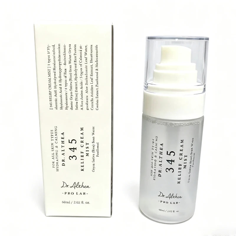 New Dr. Althea South Korea 100ml 60ml 345 Spray  Antioxidant Soothing Face Cream Moisturizing Essence Spray Skin Care Product