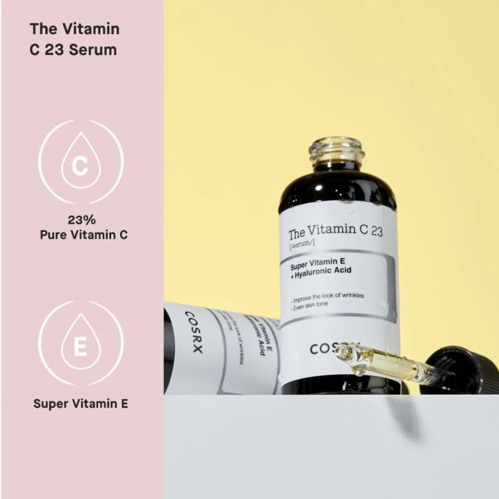 COSRX | 6 Peptide Skin Booster Serum 150ml + Vitamin C 23 Serum