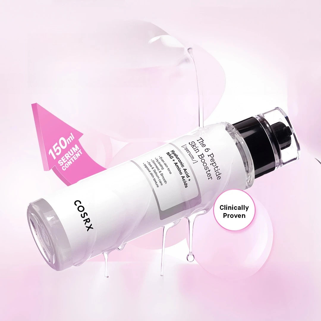 COSRX | 6 Peptide Skin Booster Serum 150ml + Vitamin C 23 Serum