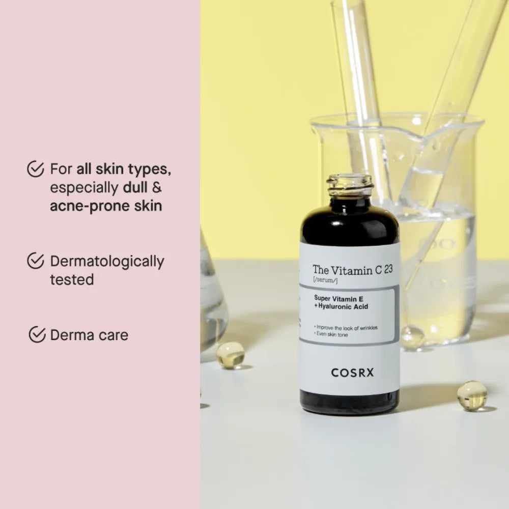 COSRX | 6 Peptide Skin Booster Serum 150ml + Vitamin C 23 Serum